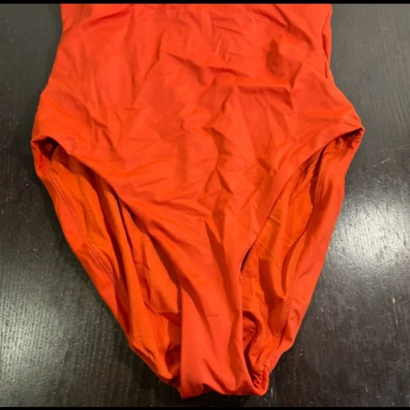 Andie Swim The Luzon Halter Eco Nylon One Piece Swimsuit Chili Pepper Size M NWT One Pieces